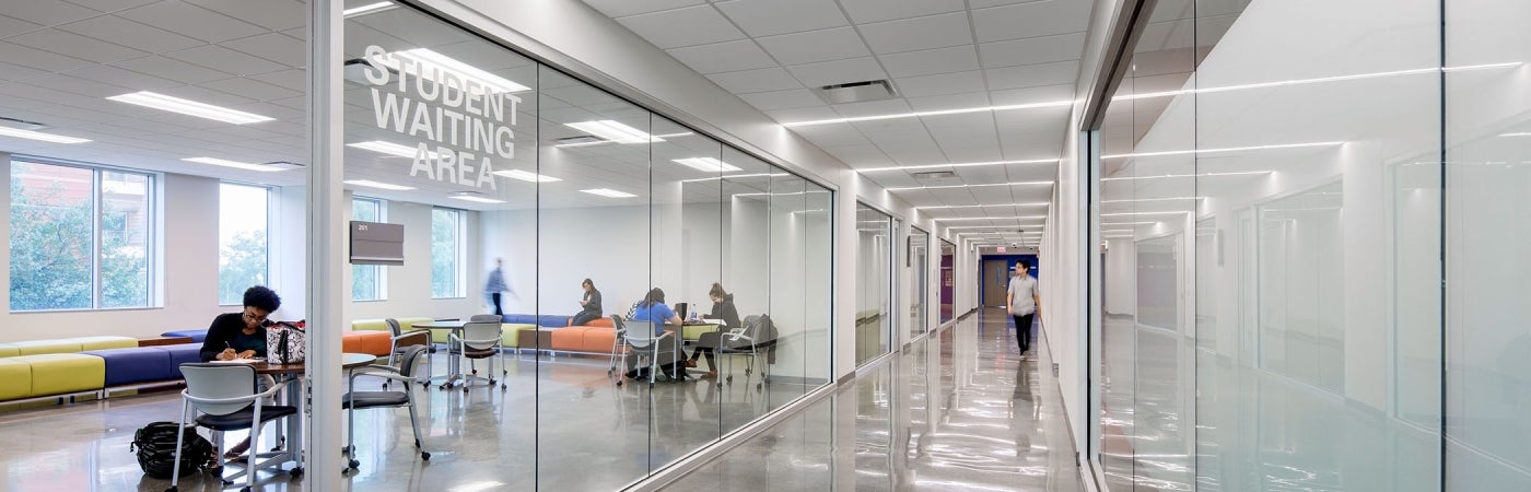 Houston Community College Coleman College student waiting room